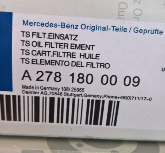 Tìm hiểu về các đánh mã phụ tùng trên xe Mercedes-Benz