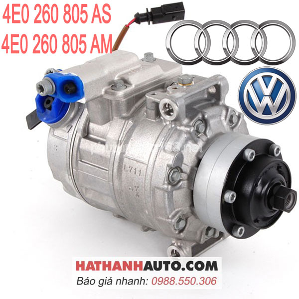 4E0260805AM-4E0260805Q-lốc lạnh máy nén 4E0260805AS xe Audi D3 A8 Q7 R8 Volkswagen Touareg 1-2